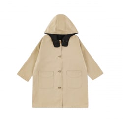 Chai latte trench coat